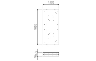 Size of IRT300 goods